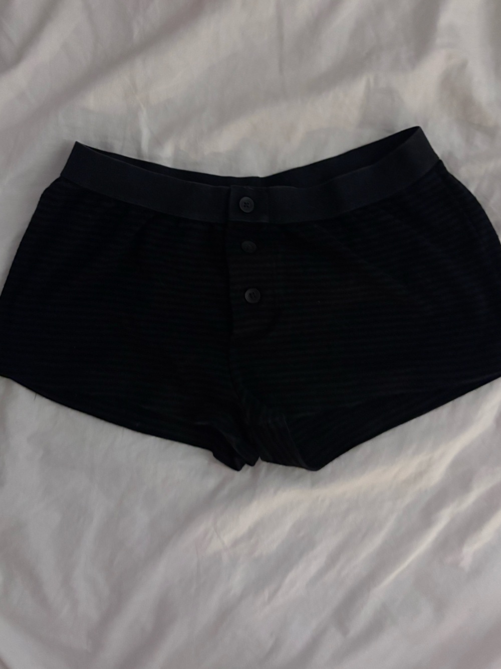 Brandy Melville Stripped Black Women's Shorts